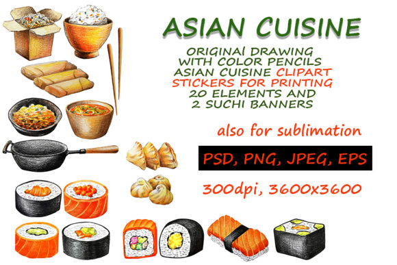Authentic Asian Food Clipart: A Designer's Visual Guide
