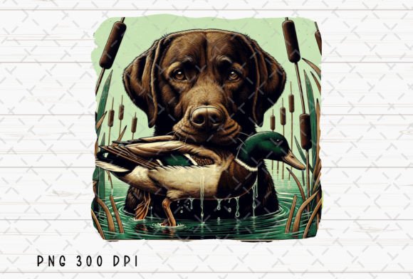 Labrador Dog Hunting Duck Hunter PNG: Perfect for Hunting Enthusiasts