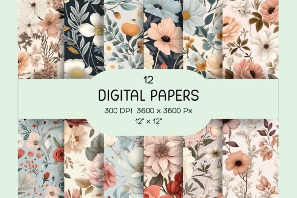 Pastel Floral Seamless Digital Paper Set: A Designer's Guide