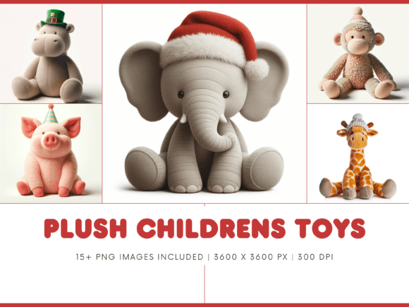Plush Childrens Toys PNG: More Than Just a Creative Asset