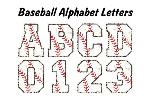 Retro Baseball Leopard Alphabet Letter: A Design Asset That Roars