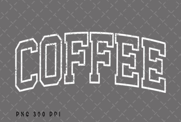 Retro Coffee Lovers Varsity Sublimation: A Design Asset Guide